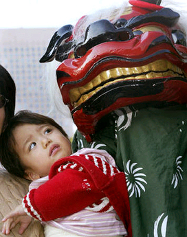 'Please, don't mind me, delicious child.'